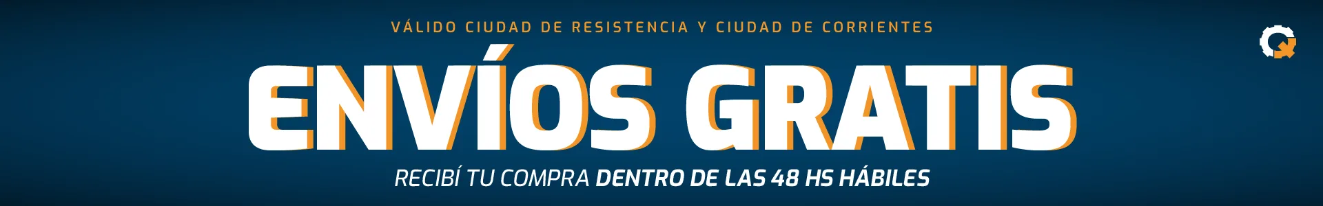 Envíos gratis en Resistencia y Corrientes: recibí tu compra dentro de las 48 hs hábiles